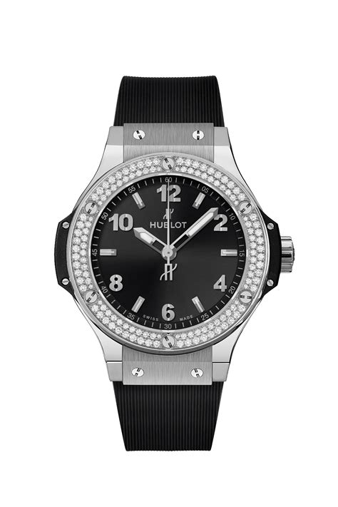 hublot grey black|Hublot black diamond watch.